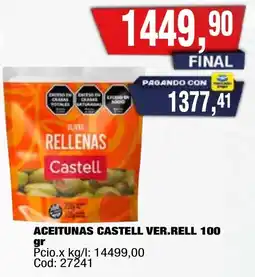 Maxiconsumo Castell aceitunas ver.rell oferta