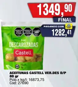Maxiconsumo Castell aceitunas ver.des d/p oferta