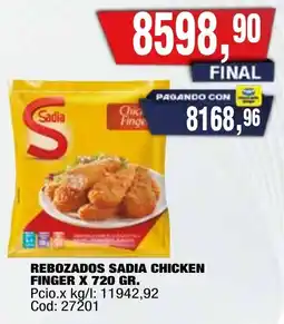 Maxiconsumo Sadia rebozados chicken finger oferta