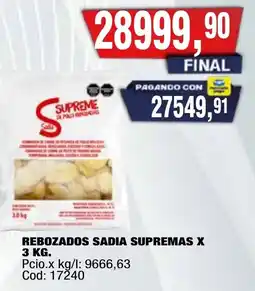 Maxiconsumo Sadia rebozados supremas oferta