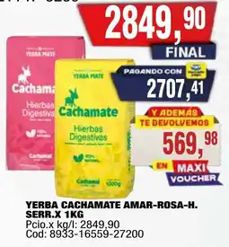 Maxiconsumo Cachamate yerba mate oferta