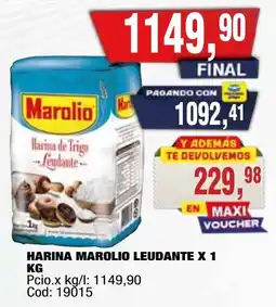 Maxiconsumo Marolio harina de trigo leudante oferta