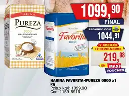 Maxiconsumo Favorita harina pureza 0000 oferta