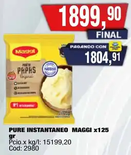 Maxiconsumo Maggi pure de papas original oferta