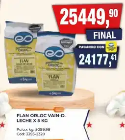 Maxiconsumo Orloc flan vain-d. leche oferta