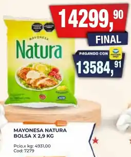 Maxiconsumo Natura mayonesa oferta