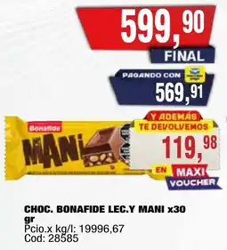 Maxiconsumo Bonafide mani oferta