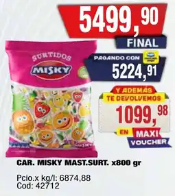 Maxiconsumo Misky surtidos oferta