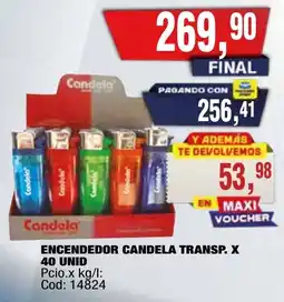 Maxiconsumo Candela encendedor transp oferta