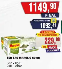 Maxiconsumo Marolio yer saq oferta