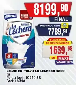 Maxiconsumo Nestlé leche en polvo la lechera oferta