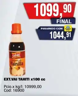 Maxiconsumo Tahiti extracto de vainilla oferta