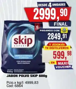 Maxiconsumo Skip jabon polvo oferta