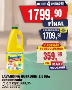 Maxiconsumo Querubin lavandina concentrada oferta
