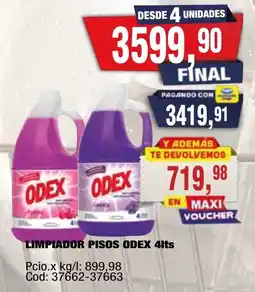 Maxiconsumo Odex limpiador pisos oferta