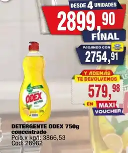 Maxiconsumo Odex detergente concentrado oferta