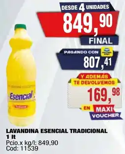 Maxiconsumo Esencial lavandina esencial tradicional oferta