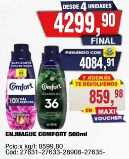 Maxiconsumo Comfort enjuague oferta