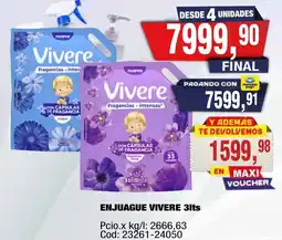 Maxiconsumo Vivere enjuague oferta