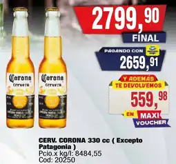 Maxiconsumo Corona cerveza oferta