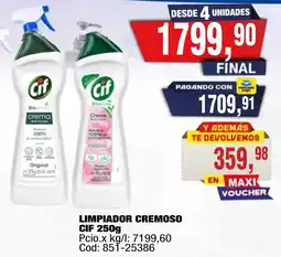 Maxiconsumo Cif limpiador cremoso oferta