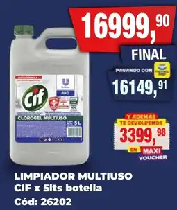 Maxiconsumo Cif limpiador multiuso oferta
