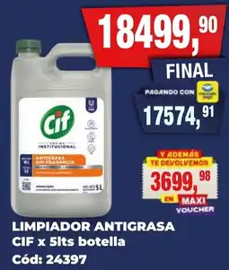 Maxiconsumo Cif limpiador antigrasa oferta