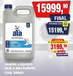 Maxiconsumo Ala jabon liquido oferta