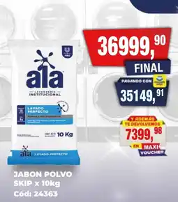Maxiconsumo Ala jabon polvo oferta