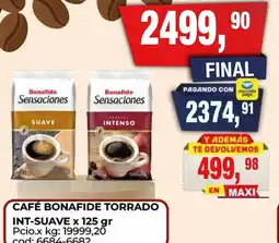 Maxiconsumo Bonafide café torrado oferta