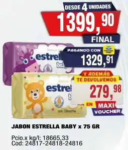 Maxiconsumo Estrella baby jabon oferta