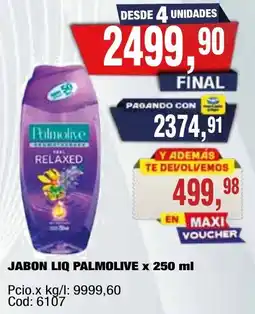 Maxiconsumo Palmolive jabon liquido relaxed oferta
