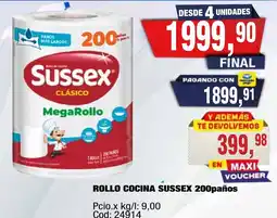 Maxiconsumo Sussex rollo cocina oferta