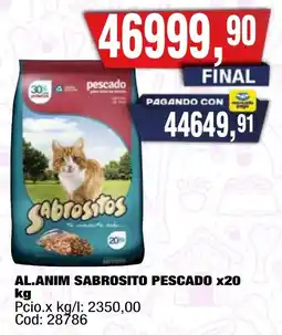 Maxiconsumo Sabrositos pescado oferta