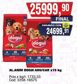 Maxiconsumo Dogui alimento para perros adultos oferta