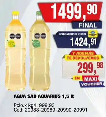 Agua sab Aquarius