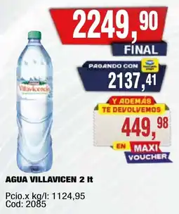 Maxiconsumo Villavicencio agua oferta