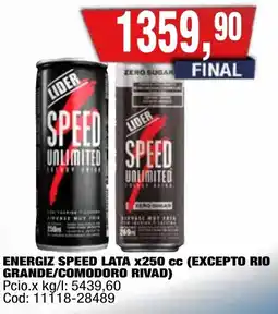 Maxiconsumo Lider speed unlimited oferta