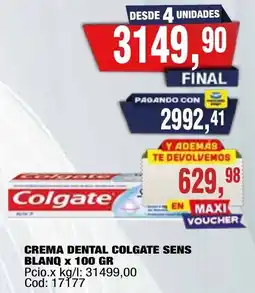Maxiconsumo Colgate crema dental colgate sens blanq oferta