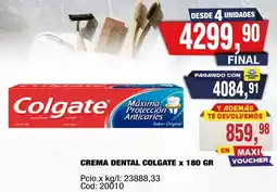 Maxiconsumo Colgate crema dental oferta
