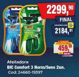 Maxiconsumo Bic afeitadora comfort 3 norm/sens oferta