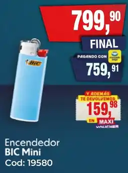 Maxiconsumo Bic encendedor mini oferta