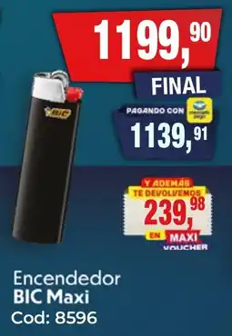 Maxiconsumo Bic encendedor maxi oferta