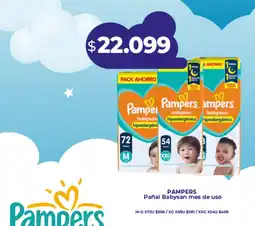 Supermayorista Vital Pampers pañal babysan mes de uso oferta