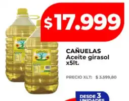 Supermayorista Vital Cañuelas aceite girasol oferta