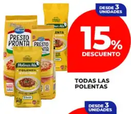 Supermayorista Vital Molinos ala polenta instantanea oferta