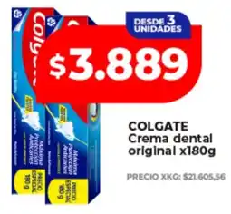 Supermayorista Vital Colgate crema dental original oferta