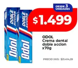 Supermayorista Vital Odol crema dental doble accion oferta