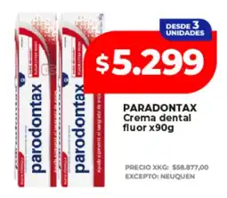 Supermayorista Vital Parodontax crema dental fluor oferta