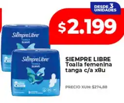 Supermayorista Vital Siempre libre toalla femenina tanga oferta